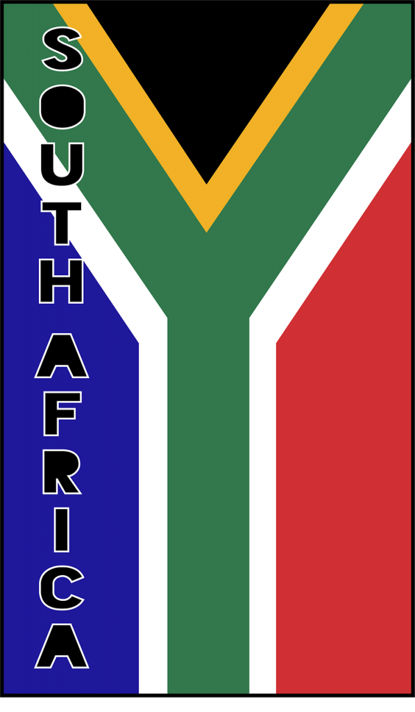 south africa, country flag, banner